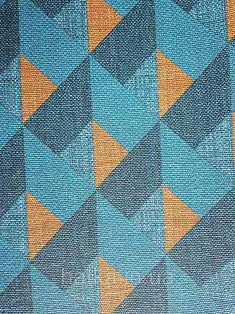 Шпалери вінілові на флізелін Sirpi AltaGamma Home 3 геометрія трикутники бірюзові сині коричневі яскраві 3д Київ