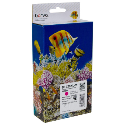 Картридж Barva HP 728 (F9K16A) верс.U1-U10, 300 мл, Magenta (IC-728XL-M) Винница - изображение 1