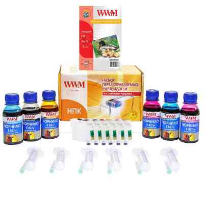 Комплект перезаправних картриджів WWM Epson P50/PX660/PX720WD/PX820FWD (RC.T080) Вінниця