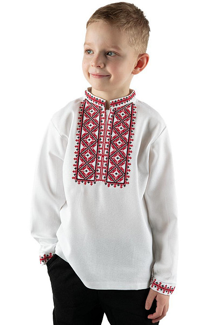 Вишиванка сорочка чоловіча лляна, біла, лен, Київ - фото 4