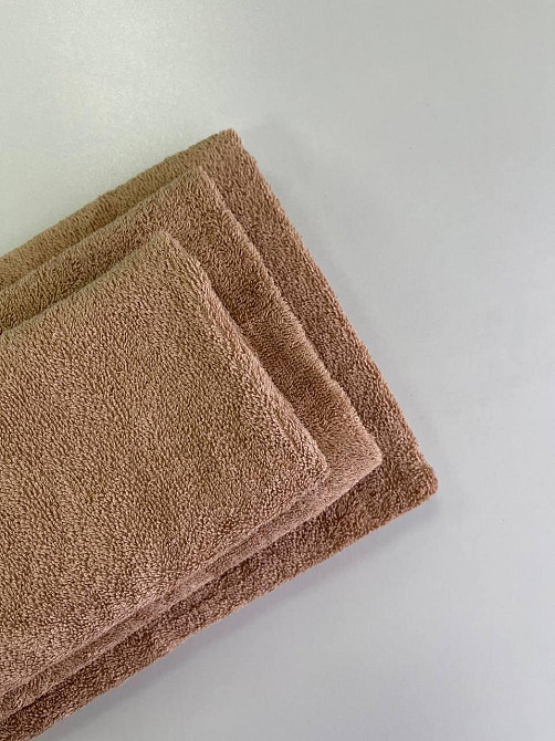 Махровое полотенце Ideal Textile 70х140 см однотонное (56860538) бежевий Черновцы - изображение 7