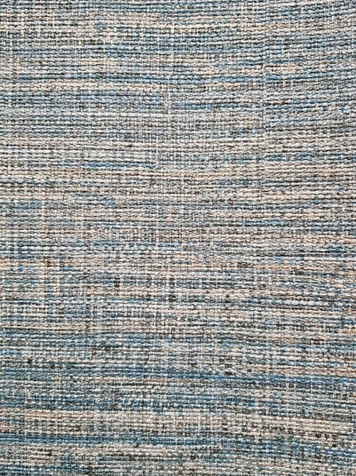 Шпалери вінілові на флізелін Sirpi AltaGamma Home 3 під тканину мішковину структурні бірюзові з коричневим Київ - фото 1