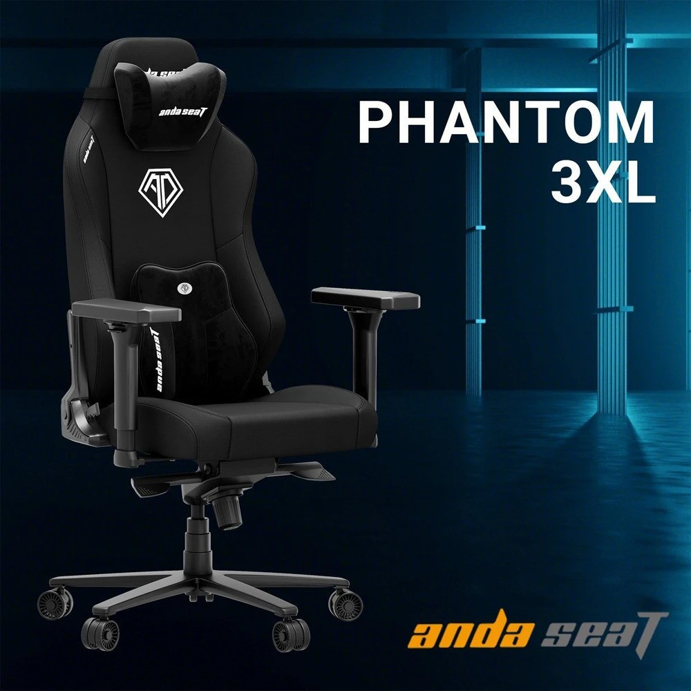 Крісло для геймерів Anda Seat Phantom 3 Size XL Fabric Gray (AD18XL-52-G-F-G01) ( 14818 ) Харків - фото 12