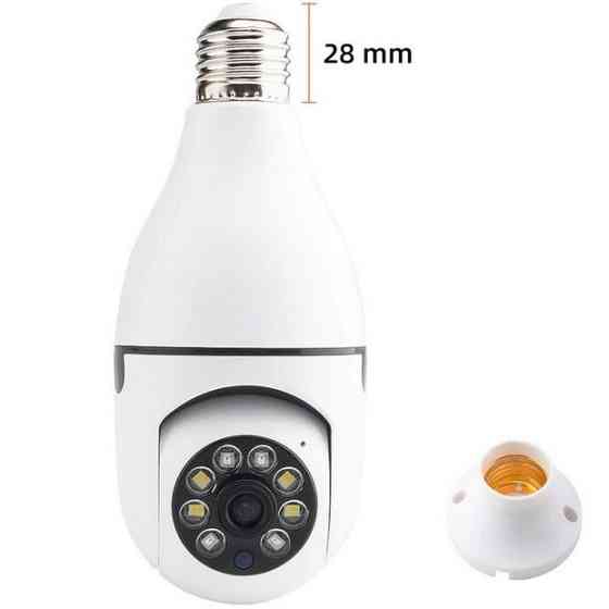 Камеры для улицы и дома CAM L1 E27 WIFI IP, Камера наблюдения с записью на HC-293 карту памяти Киев