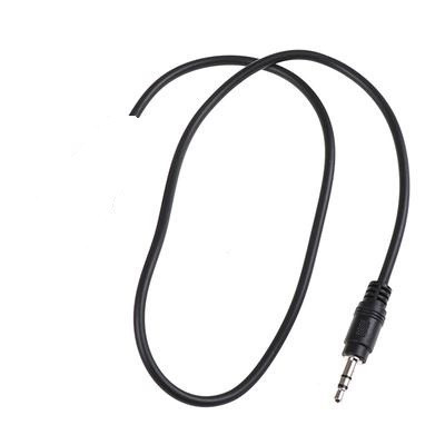 Штекер 3,5 мм стерео, з шнура 1,5 м, чорний Полтава - фото 1