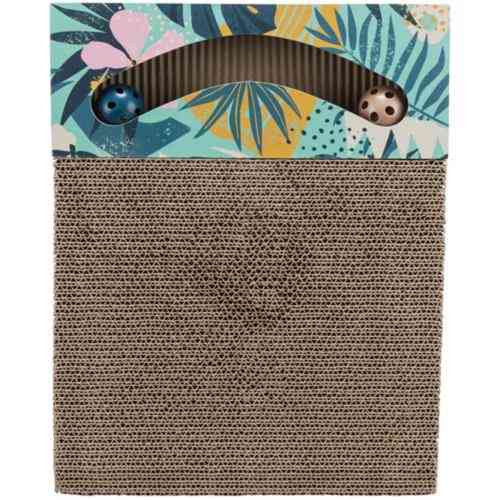 Царапка Trixie для кошек с двумя шариками и кошачьей мятой картонная 38х5х30 см Киев