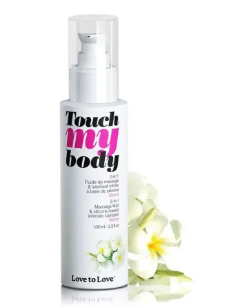 Масажний гель і змазка 2-в-1 Love To Love TOUCH MY BODY Monoi (100 мл) зволожуючий Львів