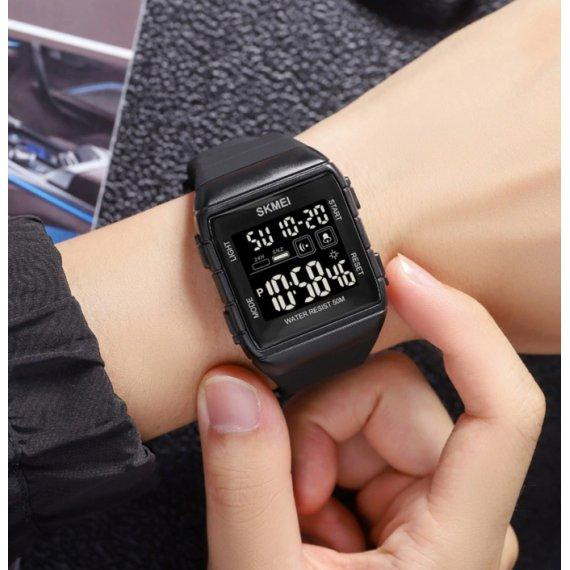 Чоловічий наручний годинник Skmei Hakaton Pro (Чорний) Вінниця - фото 6