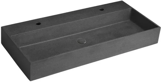 Раковина  Sapho Quadrado 96X44Cm Czarny Granit Ar473 Киев