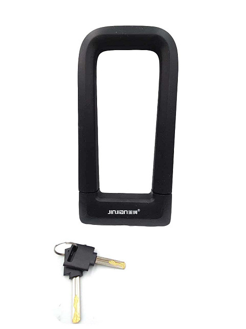 Замок для велосипеда скоба U-look SUO-019 Feel Fit Черный Бровары - изображение 2