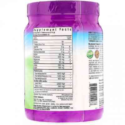 Аминокислота Bluebonnet Nutrition Гранулы лецитина, Super Earth, Super Earth, 12.7 унций (360 (BLB-00928) Винница