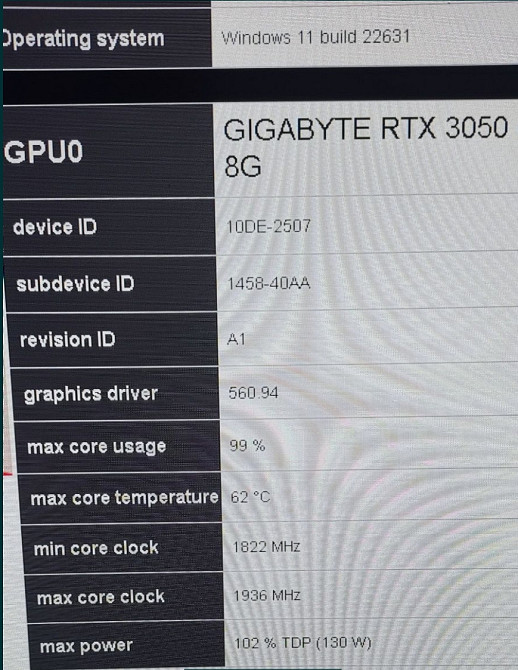 Видеокарта GIGABYTE GeForce RTX 3050 GAMING OC 8G Киев - изображение 2