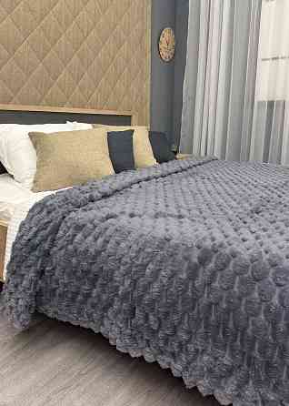 Плед-покривало 210х210 см (+-5см) Соти Сірий (87-205) Київ