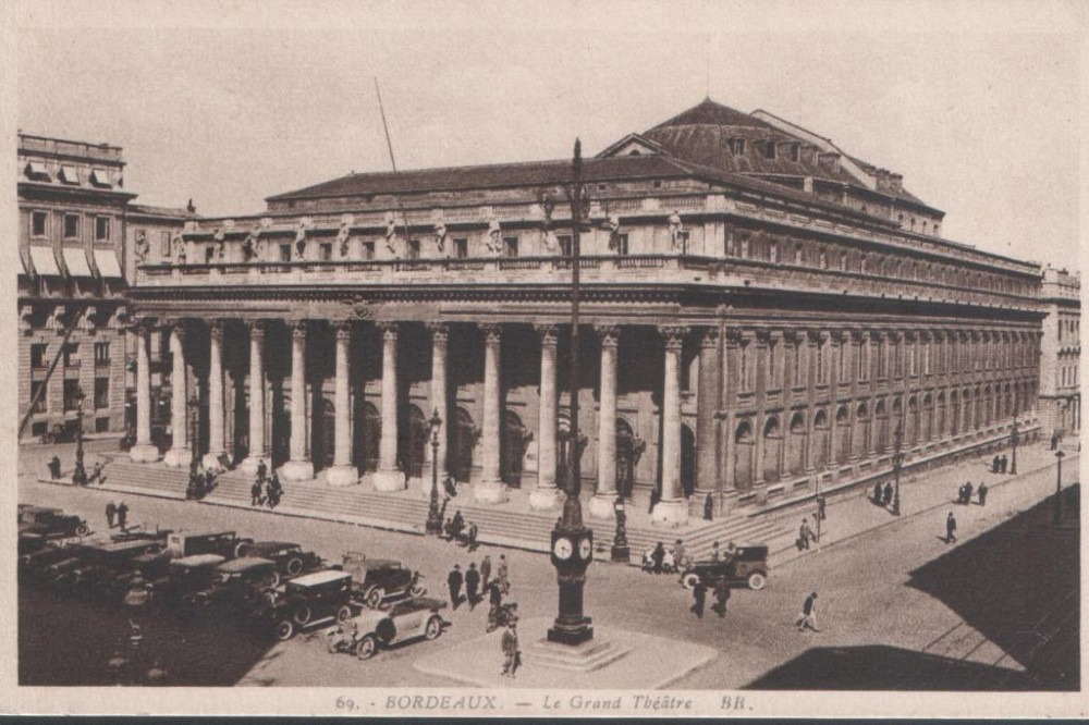 Почтовая карточка. Франция. Ле Гранд Театр Полтава - изображение 1