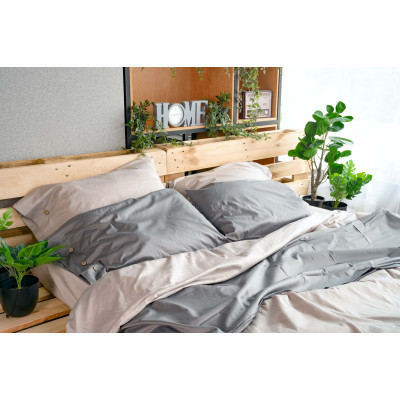 Простирадло Ardesto Mix&amp;Match сатин 180х240 см айворі (ART1824FSC) Вінниця - фото 3