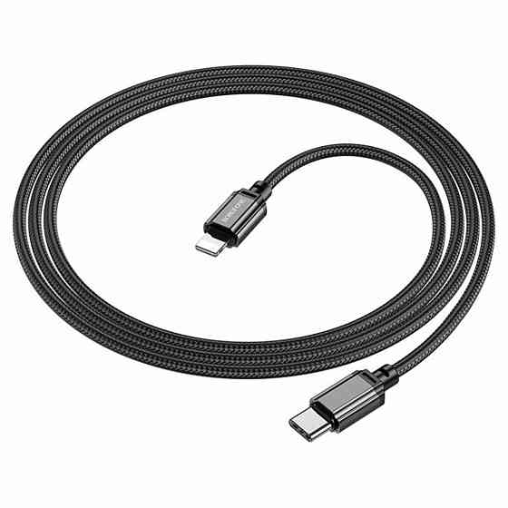 Кабель Type-C - Lightning BOROFONE BX87 Sharp PD живлення та передачі даних колір чорний BX87LPB Одеса
