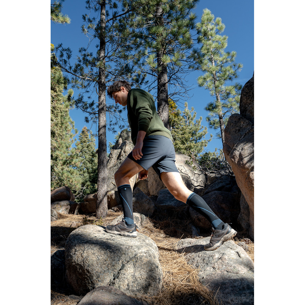 Водонепроникні шкарпетки Dexshell Longlite Socks 2.0, блакитні полоски, розмір L (43-46) Київ - фото 3