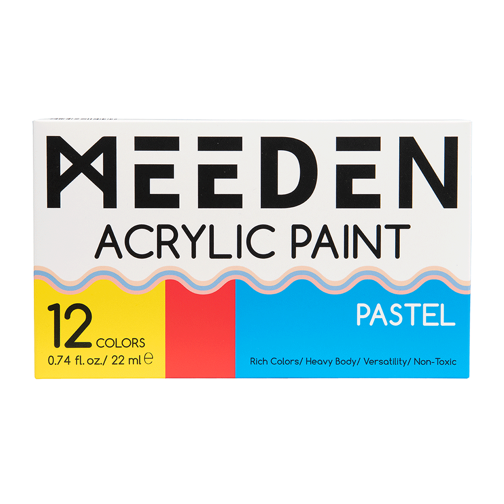 Набір акрилових фарб Pastel 12×22мл MEEDEN Київ - фото 1
