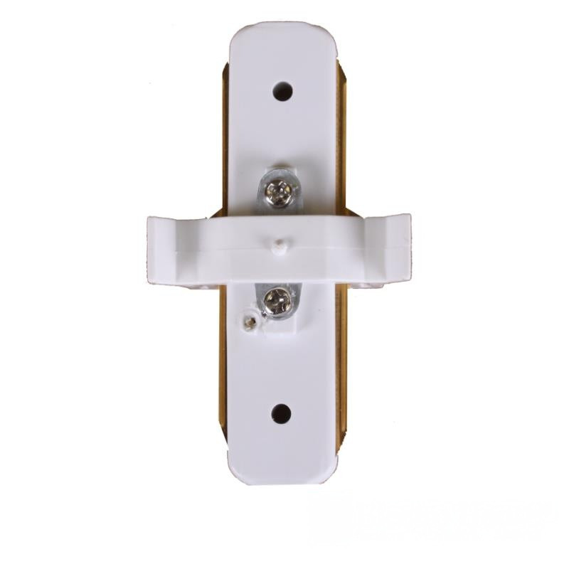 Коннектор для трекового светильника прямой белый Днепр - изображение 1