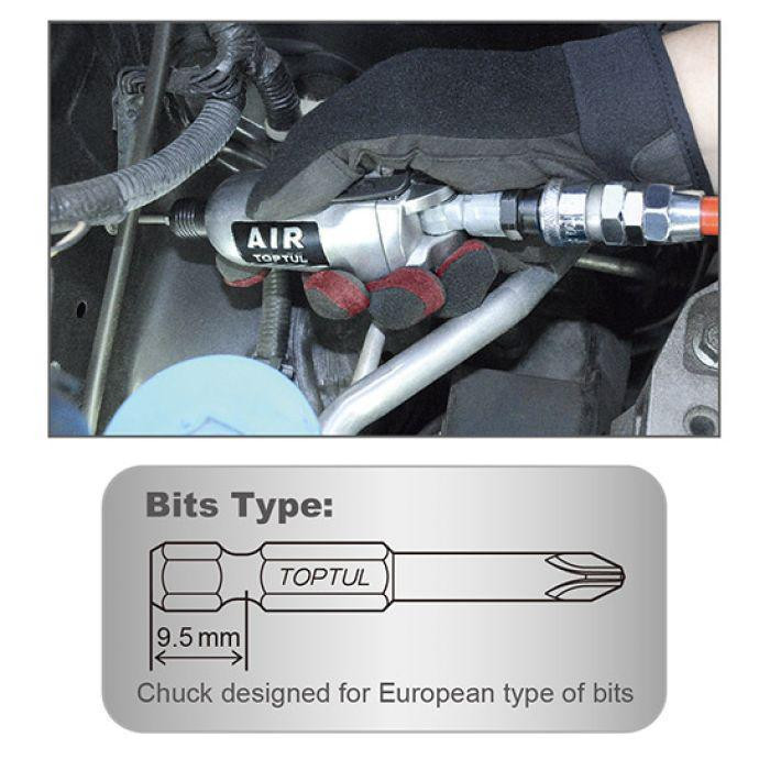 Шуруповерт пневматичний 1/4" Mini Butterfly TOPTUL KSAU0808 Одеса - фото 3