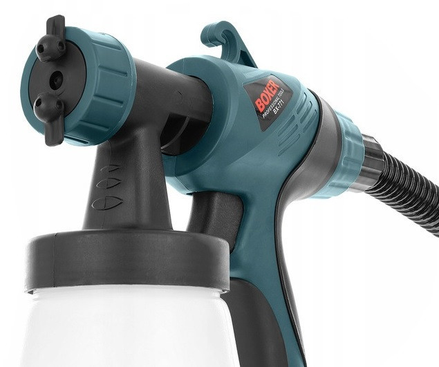 BX-771 Электрический краскопульт 1650 Вт, 700 мл, сопло 1,8 мм, регулировка потока, без компрессора Одесса - изображение 9