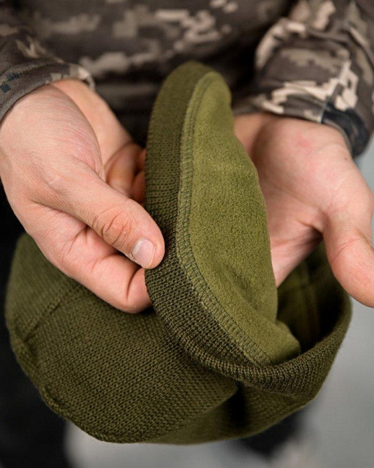 Шапка олива ВТ6835 Одеса - фото 3