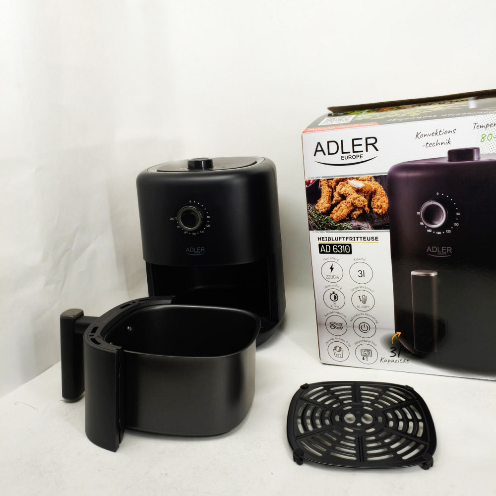 Аерогриль для запікання та смаження Adler, Настільна фритюрниця, Фритюрниця для повітряної фритюрниці HD-32 Львів - фото 7