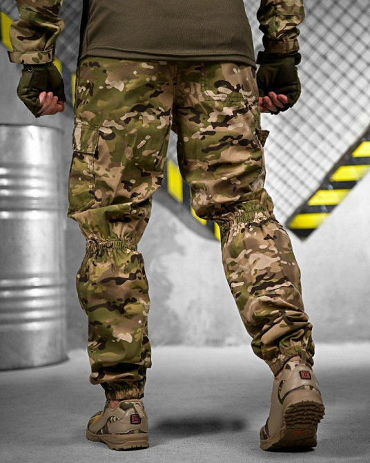 Летние тактические штаны джогеры карго мультикам ДЛ7170 Одесса - изображение 8