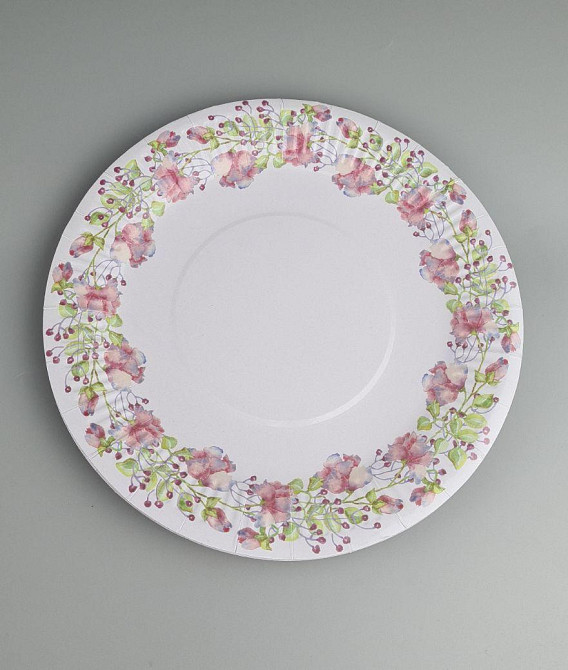 Тарелка бумажная 23см