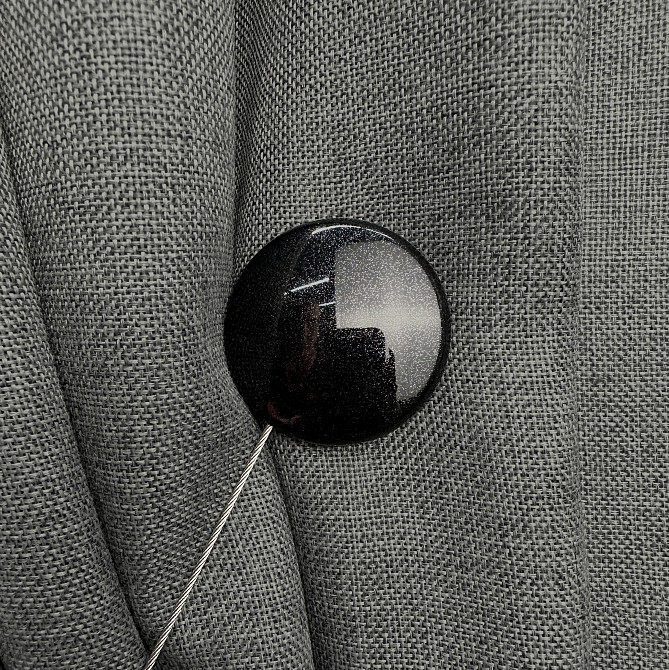 Магниты для штор и гардин Круг 2 шт Черный (81-286) Киев - изображение 3