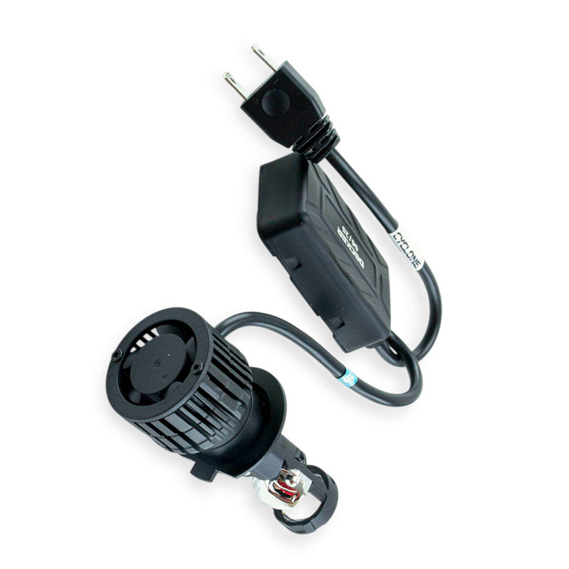 Автолампа H7 12V GL-01 55W 6000K 8000L радиатор и вентилятор линза DECKER LED Мукачево - изображение 2