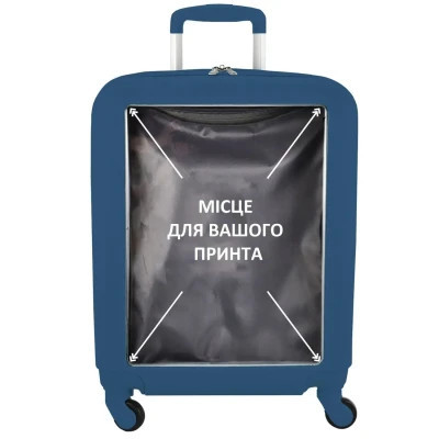 Чемодан Semi Line Прозора панель 20" S Синя (T5474-4) Винница - изображение 3