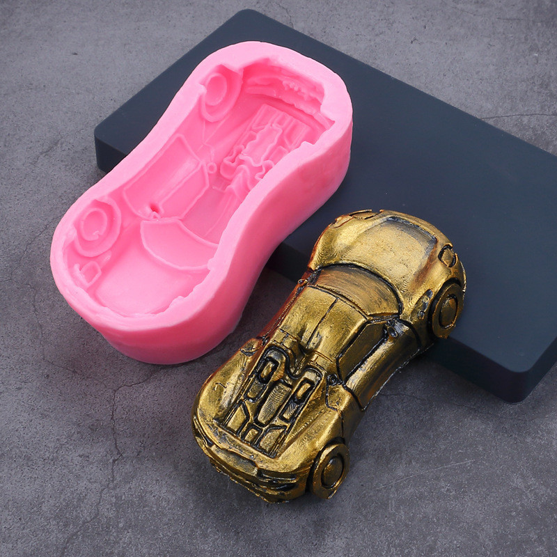 Форма силиконовая Машина 130 на 65 мм розовый Киев - изображение 1