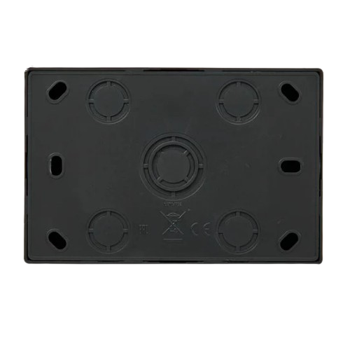 LETO чорний Розетка зовнішня 2-а із заземленням Лезард Житомир - фото 4