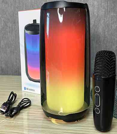 Бездротова Bluetooth-колонка Pulse 5 з підсвіткою 20 Вт | мікрофон. Харків