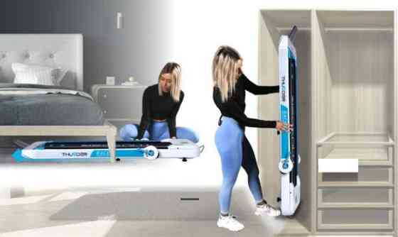 Бігова доріжка електрична THUNDER RACE-WHITE Київ