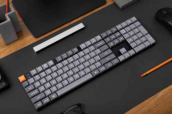 Клавіатура бездротова Keychron K5 Max, Gateron MX 2.0 Brown, Hot-Swap, RGB UA Black (K5M-H3-UA) ( 22247 ) Харьков