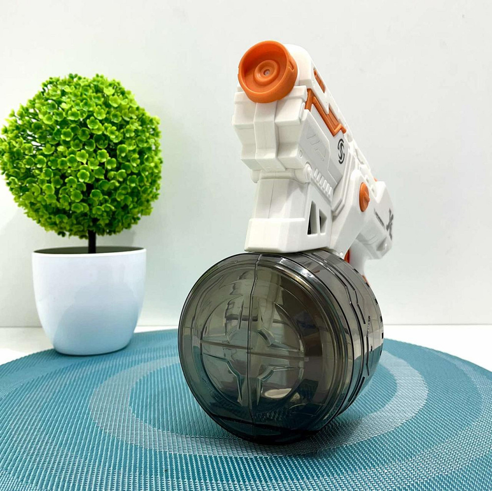 Автомат водяний на акаммуляторі Білий з помаранчевим (8604) Чернігів - фото 5