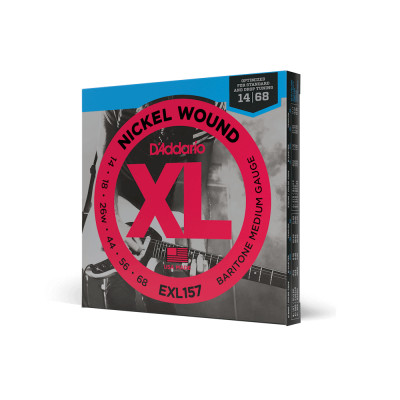 Струни для гітари D'Addario XL Nickel Wound Baritone Medium (14-68) (EXL157) Вінниця - фото 3