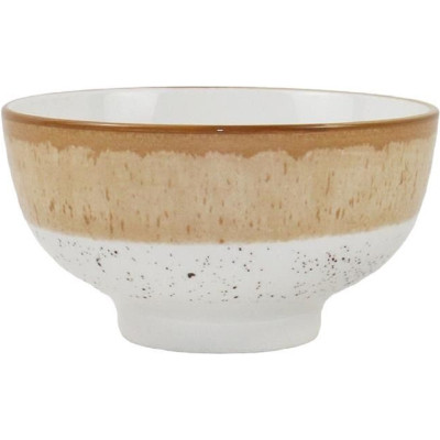 Салатник Ardesto Siena 340мл, 11.5см, порцеляна, біло-жовтий (AR2914SBG) Вінниця - фото 1