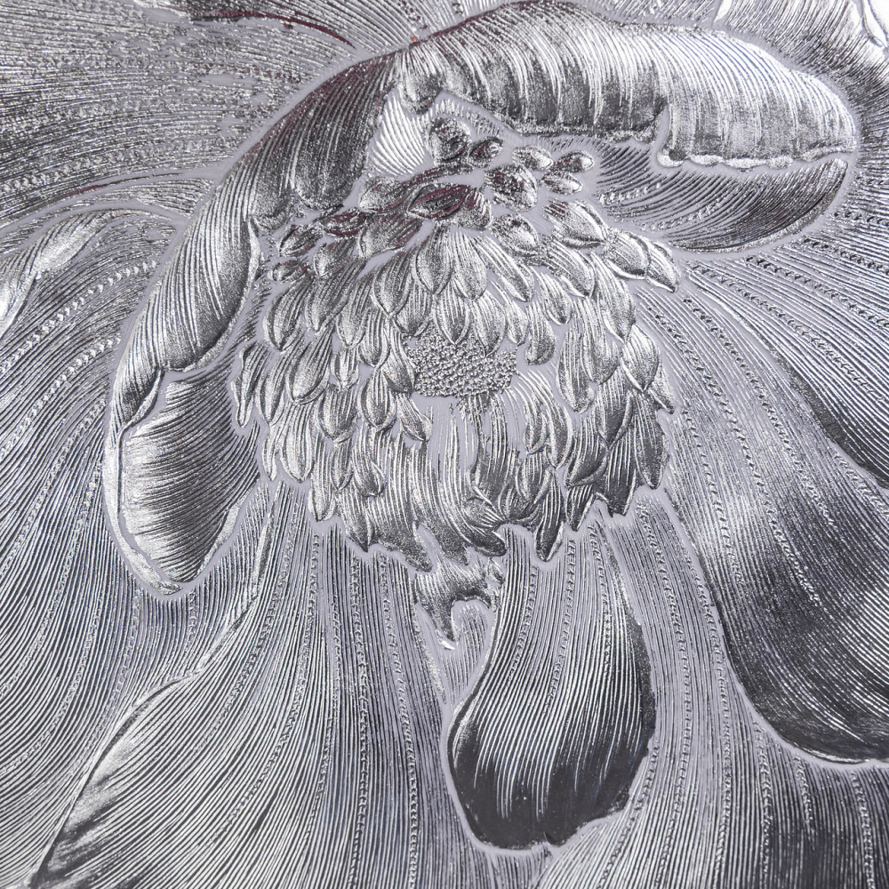 Ажурная декоративная салфетка под тарелку Sakura 38 см белое золото HP-36327-11GB SBR Киев - изображение 4