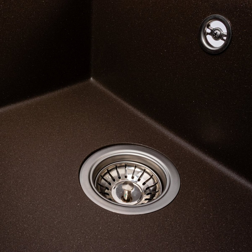 VALESO Гранітна мийка VALESO CRIPTA 6550 матова темна скеля Коломия - фото 14