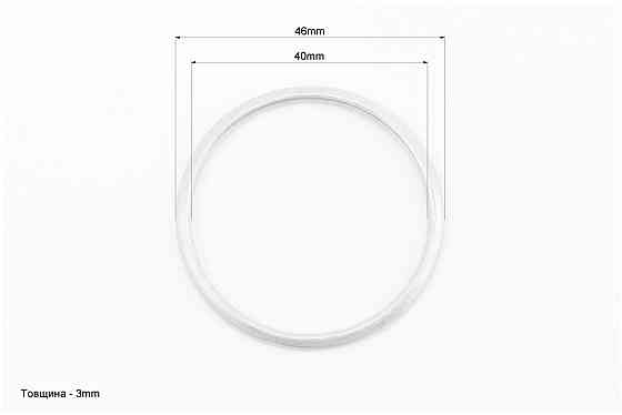 Прокладка коліна глушника, d-46x3mm, (алюміній) Киев