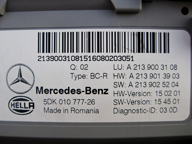 Mercedes-Benz  A2139003108 Блок SAM задній E-Class W213 Одесса - изображение 3