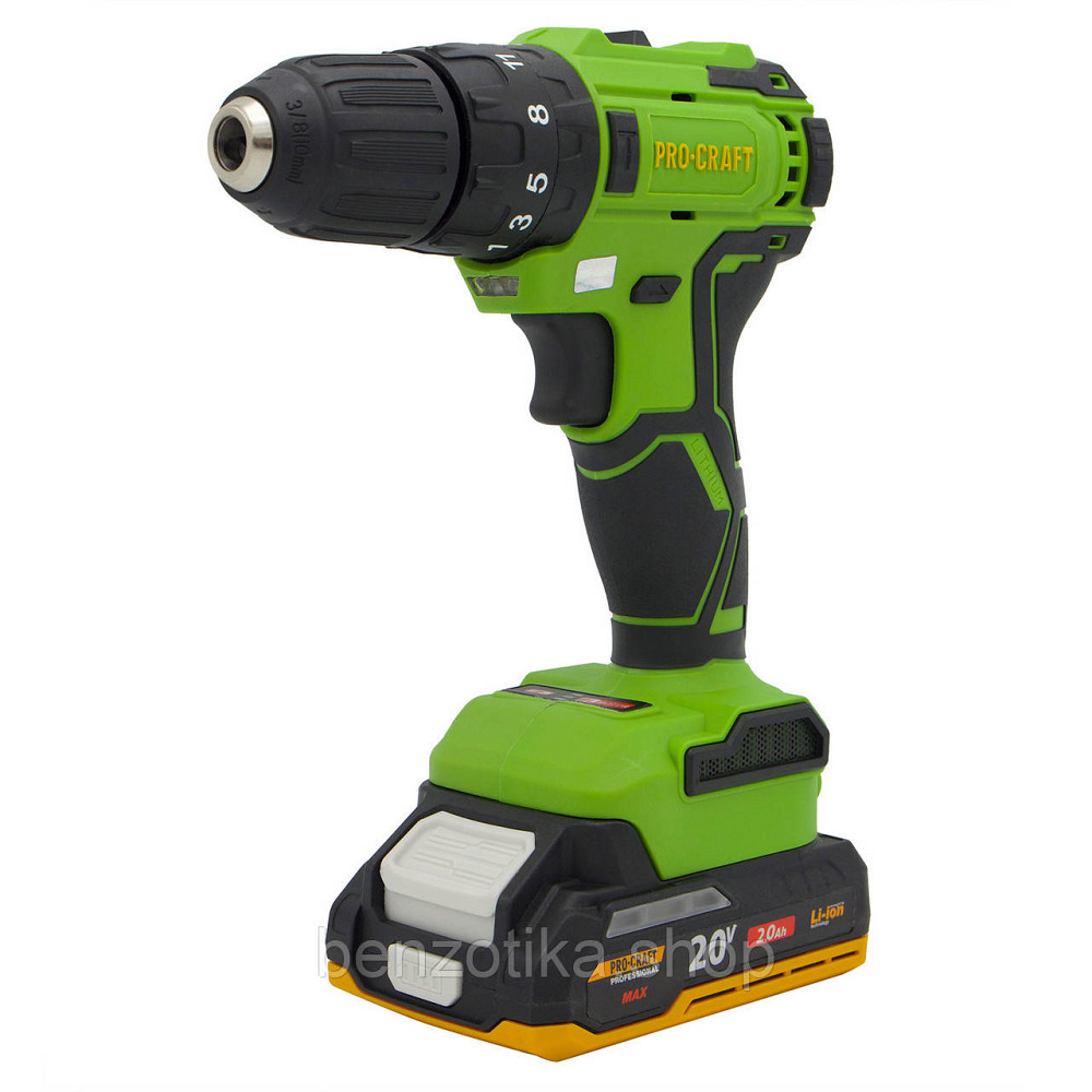 Шуруповерт Procraft PA18LiBL ударний (з 1 акб і зп) Київ - фото 2