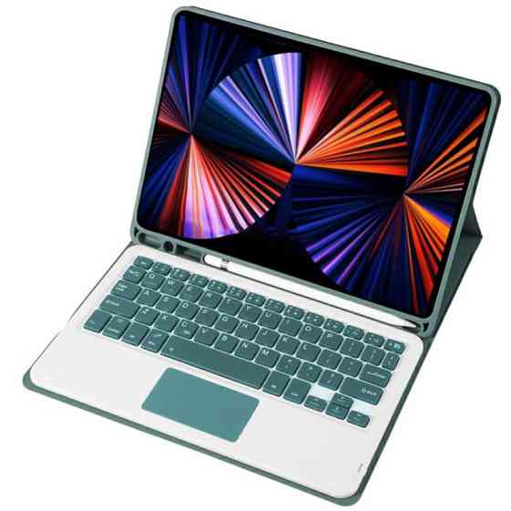 Чохол з бездротовою клавіатурою (TouchPad) BeCover для Apple iPad Air 13 (2024/2025) Dark Green (712603) Харьков