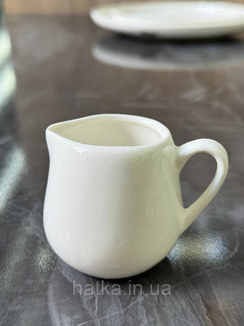 Молочник соусник керамика белый Olens 