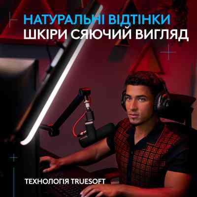 Настольная лампа Logitech Litra Beam LX Dual-Sided RGB Streaming Key Light (L946-000015) Винница