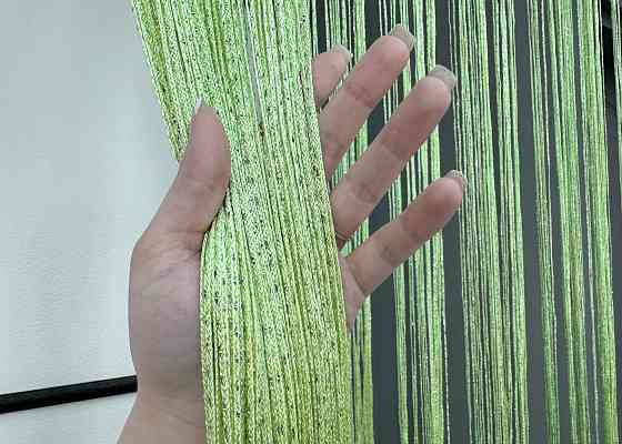 Шторы-нити с люрексом Салатовый 300х300см 1 шт (61-107) Киев