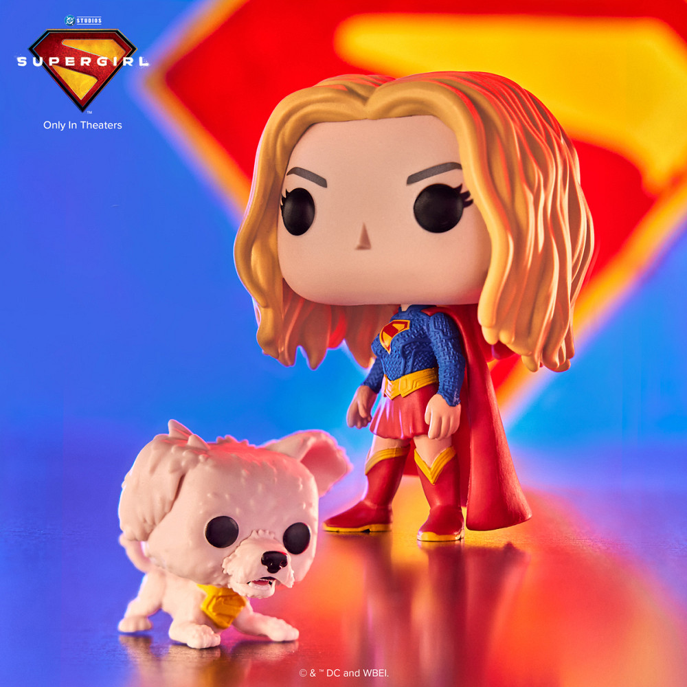 Набір ігрових фігурок Funko POP! серії Суперґьорл - Суперґьорл і Крипто Суперпес Дніпро - фото 6